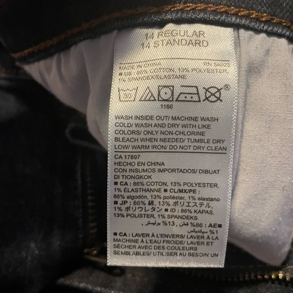 Old Navy Original Mid-Rise Straight Women's size 14/ Blue Denim Jean - Picture 6 of 6